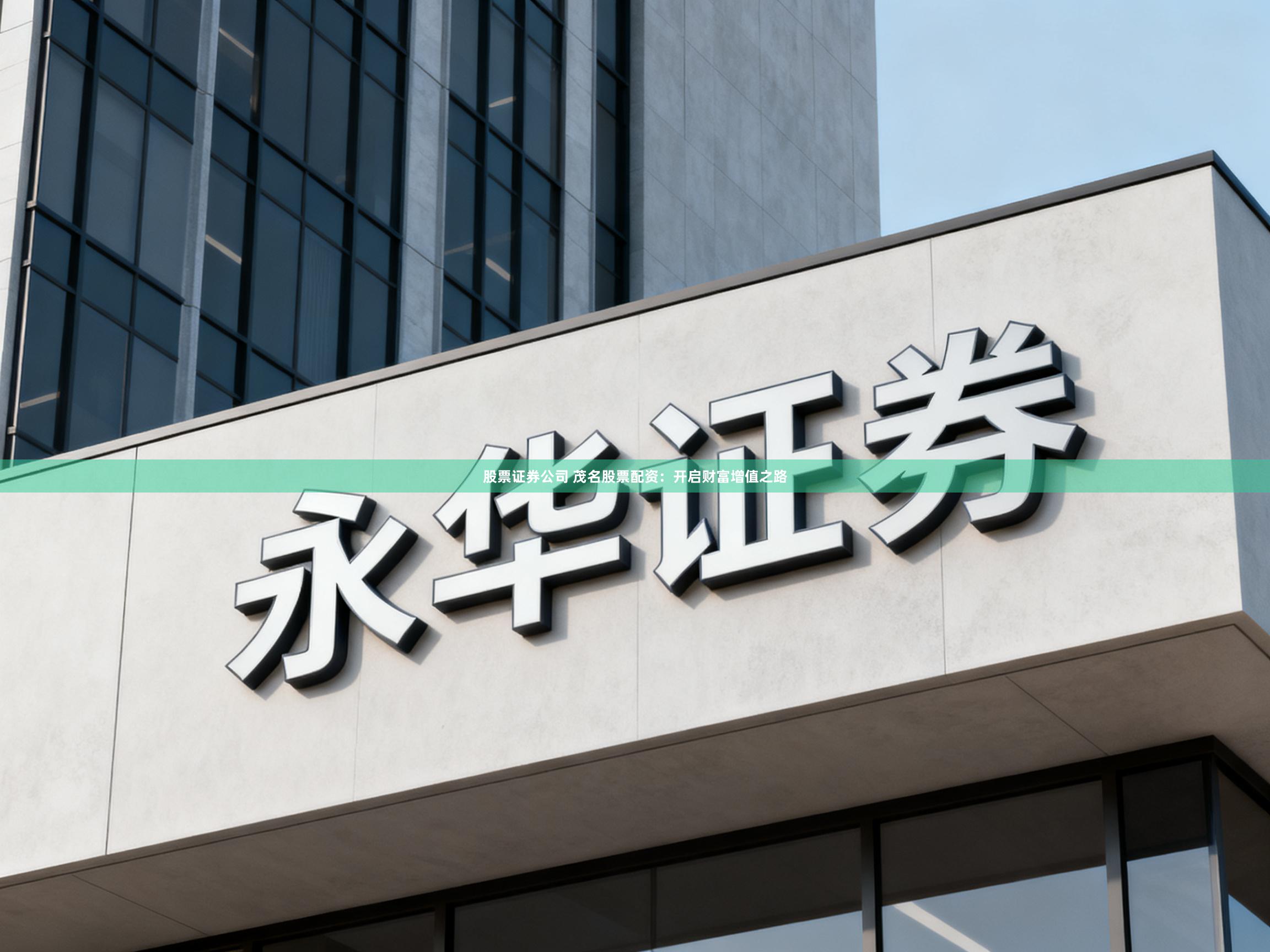 股票证券公司 茂名股票配资:开启财富增值之路