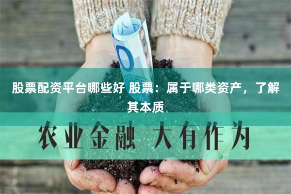 股票配资平台哪些好 股票：属于哪类资产，了解其本质